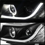 Spyder Chevy Cruze 11-14 Projector Headlights Light Tube DRL Blk PRO-YD-CCRZ11-LTDRL-BK 5074164