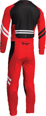 THOR Youth Pulse Cube Pants - Red/White - 24 2903-2070