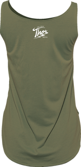 THOR Women's Thunder Tank Top - Military Green - Large 3031-4128
