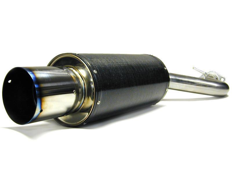 HKS  95-98 Eagle Talon TSE 2.0 Turbo FWD / 95-99 Mitsubishi Eclipse Carbon Ti Hi-Power Exhaust 3112-EX003
