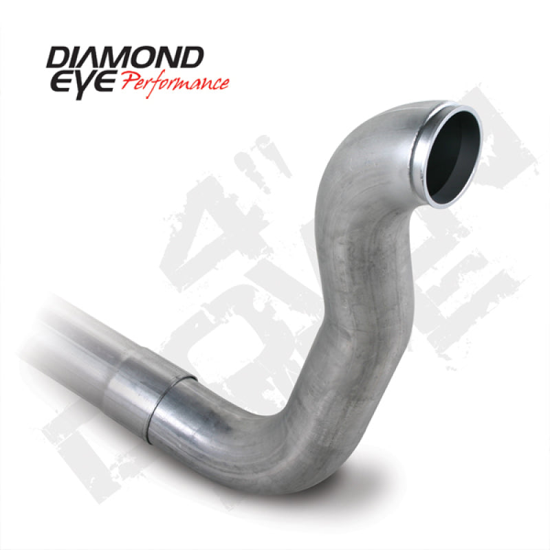 Diamond Eye DWNP 4in TB SGL W/ HX40 FLANGE AL DODGE 5.9L 2500/3500 89-93 2X4 ONLY 220104