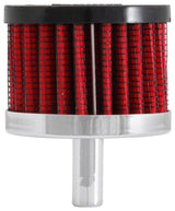 K&N Steel Base Crankcase Vent Filter 0.375in Vent OD x 2in OD x 1.5in Height 62-1000