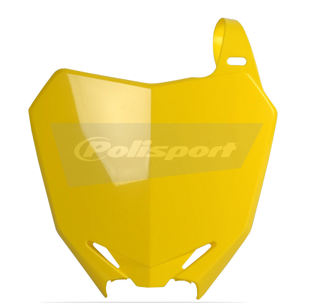 POLISPORT Front Number Plate Yellow 8659300001