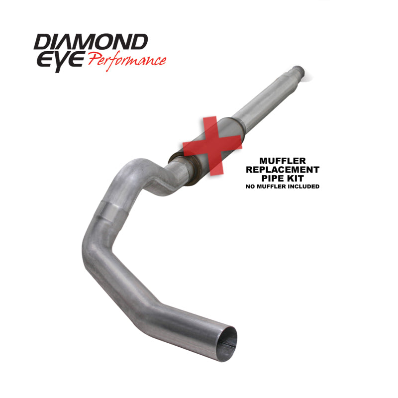 Diamond Eye KIT 5in CB MFLR RPLCMENT PIPE SGL AL: 94-97 FORD 7.3L F250/F350 PWRSTROKE K5316A-RP