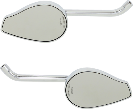 HIGHSIDER Mirror - Phoenix 1 - Side View - Oval - Chrome 301-591