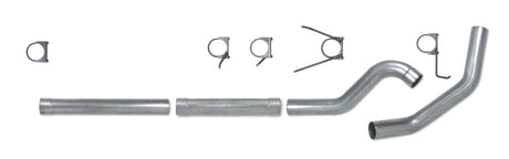Diamond Eye KIT 4in CB MFLR RPLCMENT PIPE SGL AL: 2004.5-2007.5 DODGE CUMMINS 600 K4234A-RP