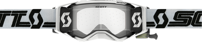 SCOTT Prospect Super WFS Goggles - White/Black - Clear Works 278595-1035113