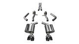 Corsa 17-18 Dodge Challenger 5.7L V8 Sport Cat-Back Dual Rear Exit w/3.5in Black Tips 21005BLK