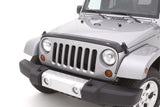 AVS 07-18 Jeep Wrangler Unlimited Aeroskin Low Profile Acrylic Hood Shield - Smoke 322060