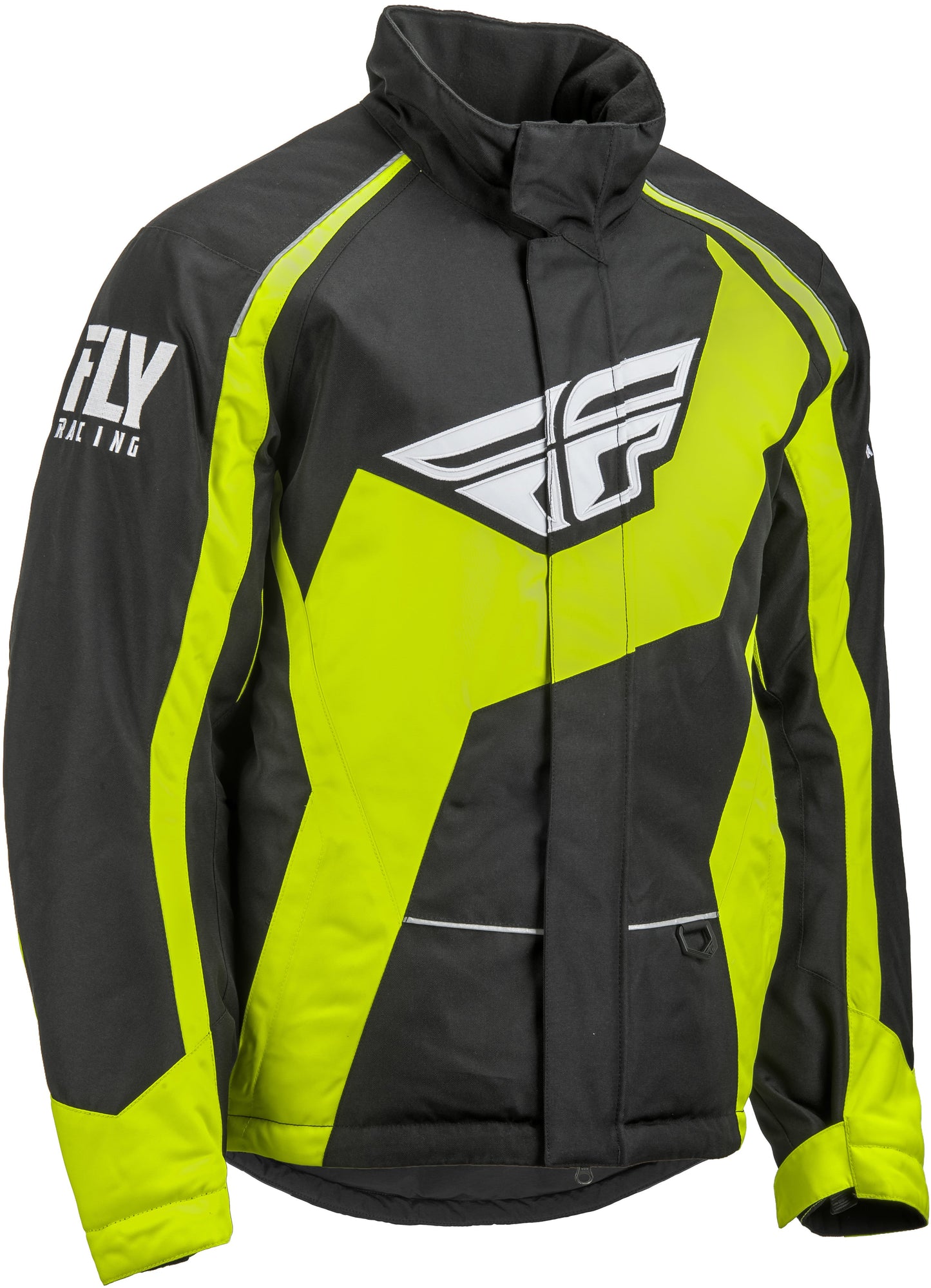 FLY RACING Fly Outpost Jacket Black/Hi-Vis Lg 470-4097L