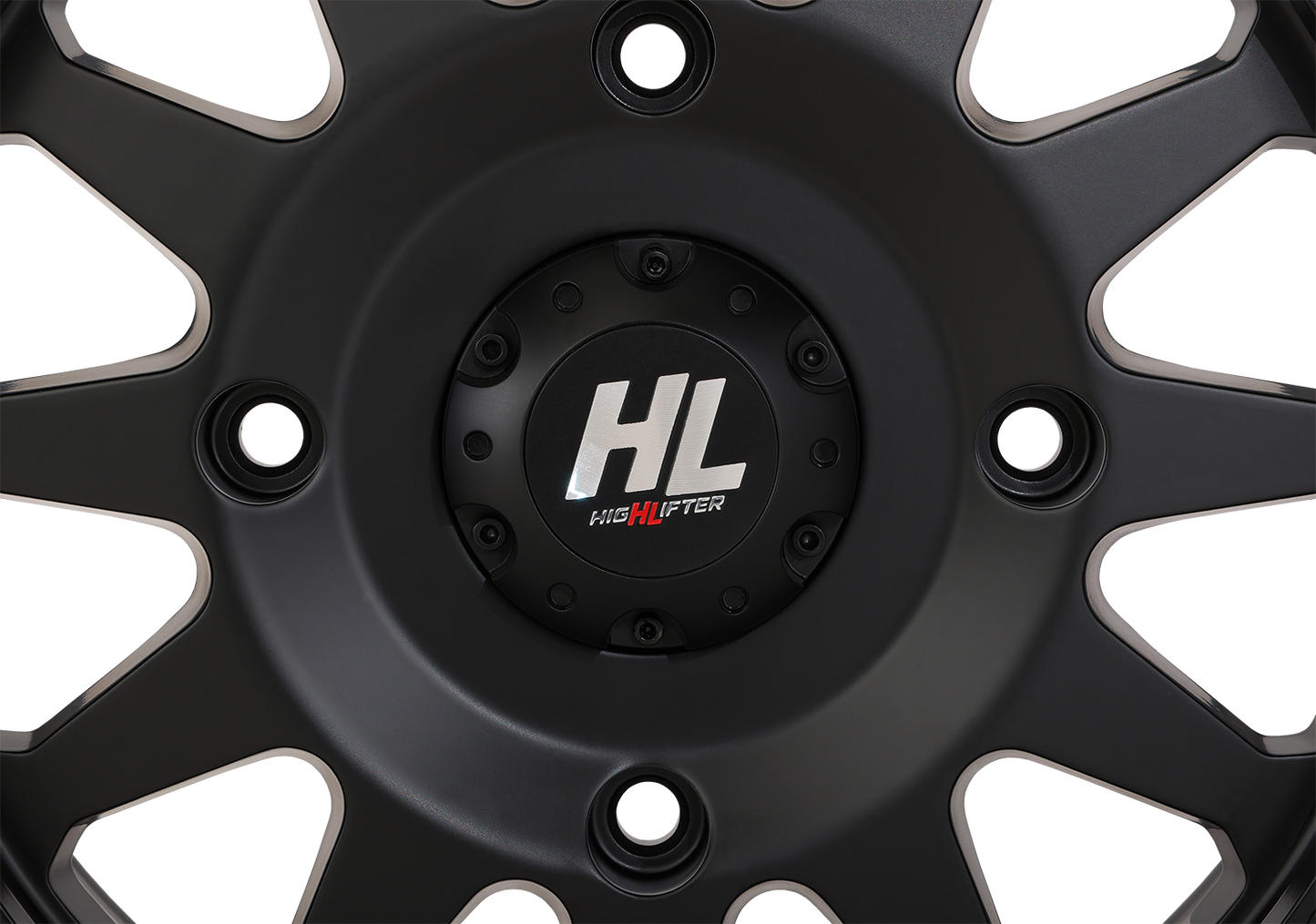 HIGH LIFTER Wheel - HLA1 Beadlock - Front/Rear - Matte Black - 14x7 - 4/156 - 5+2 (+40 mm) 14HLA1-1456