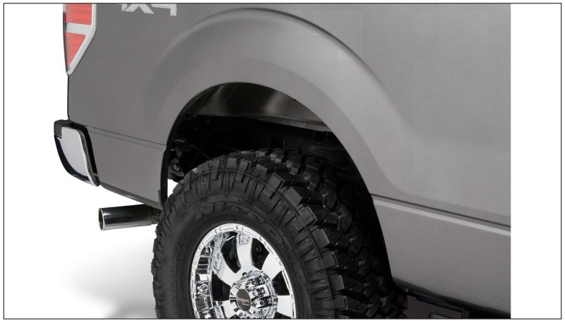 Bushwacker 09-14 Ford F-150 Styleside Pocket Style Flares 2pc 67.0/78.8/97.4in Bed - Black 20080-02