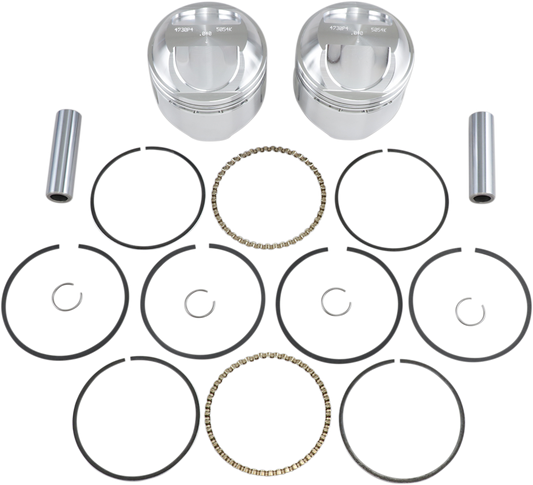 WISECO Piston Kit - .040 - High Compression - 1978-1984 - Big Twin High-Performance K1627