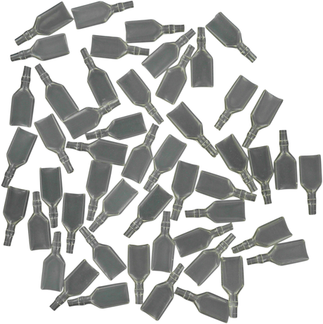 NAMZ Shur Terminal PVC Cover - #5 Double Female - 50 Pack NH-607301