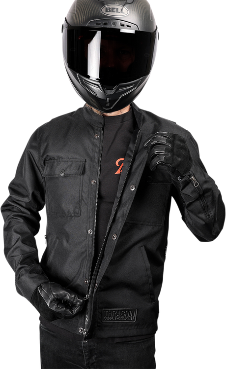 THRASHIN SUPPLY CO. Atlas Jacket - Black - Medium TMJ-02-09