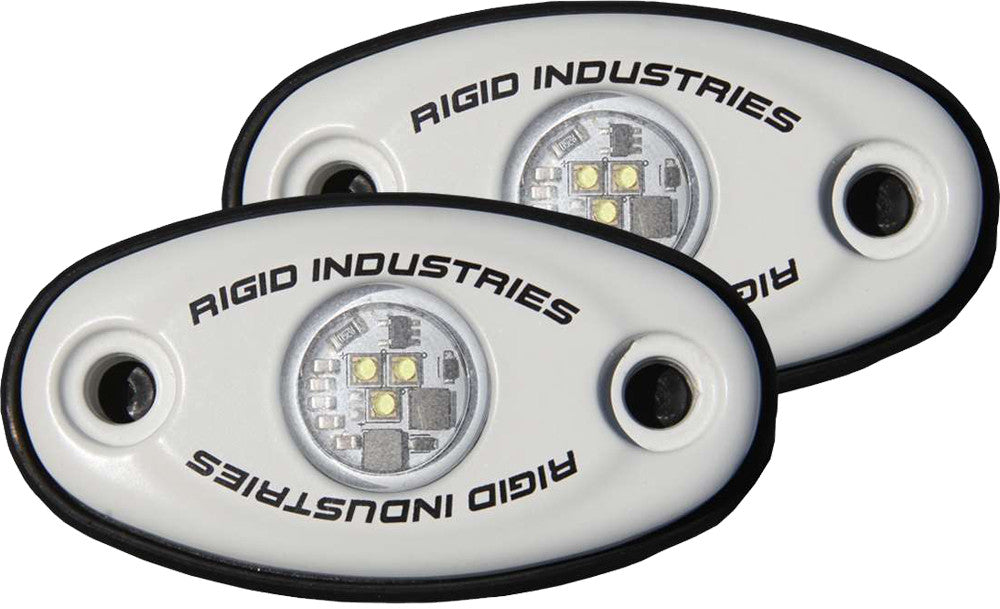 RIGID A-Series Low Power White W/Amber Led (Pair) 48232