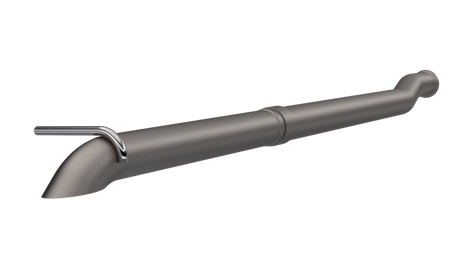 QTP 2018+ Jeep Wrangler JL 304SS Eliminator Cat-Back Crawler Exhaust w/Turn Down Exit 725018