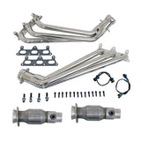 BBK 10-11 Camaro V6 Long Tube Exhaust Headers With Converters - 1-5/8 Chrome 4041