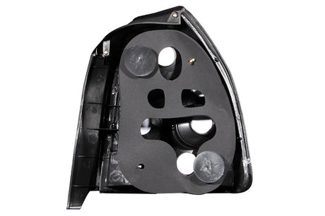 ANZO 1996-2000 Honda Civic Taillights Black 221065