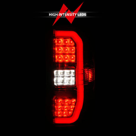 ANZO 14-18 GMC Sierra 1500 LED Taillights Red/Clear 311466