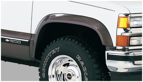 Bushwacker 88-99 Chevy C1500 Extend-A-Fender Style Flares 2pc - Black 40007-01