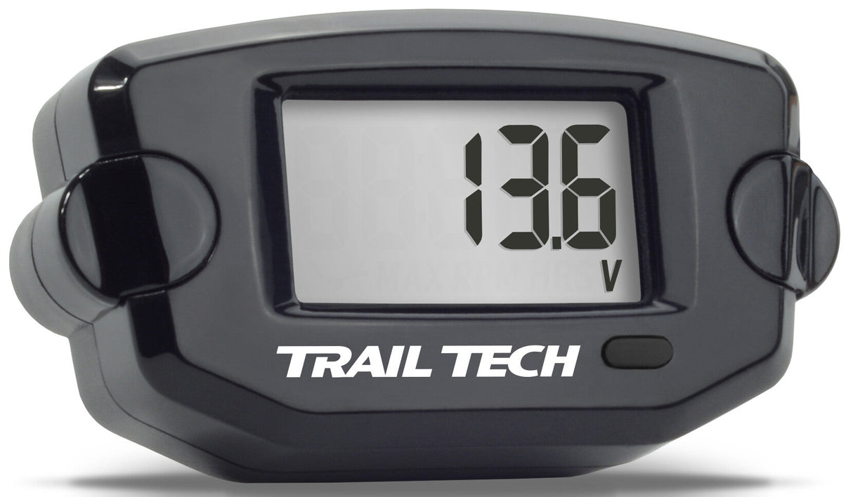 TRAIL TECH Voltage Meter Black 742-V00-BL