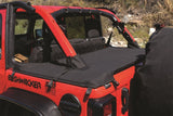 Rampage 2018-2022 Jeep Wrangler(JL) 4-Door Tonneau Cover w/ Tailgate Bar Kit - Black Diamond 741036