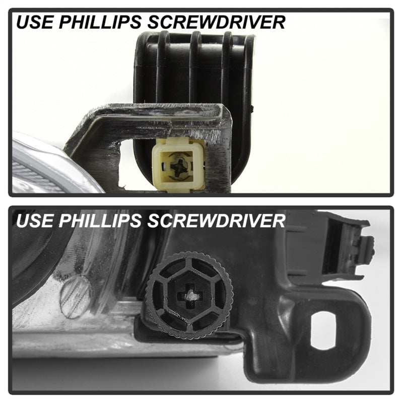 xTune 97-99 Toyota Camry 4pc OEM Style Headlights w/Corner Lights - Black (HD-JH-TCAM97-SET-BK) 9042836