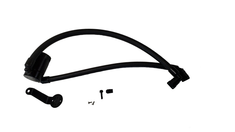 J&L 2015-2017 Ford Expedition 3.5L EcoBoost Oil Separator 3.0 - Black Anodized 3047P-B