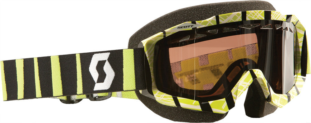 SCOTT Hustle Snocross Goggle Apek W/Acs Chrome Lens 217784-2908015