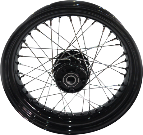 DRAG SPECIALTIES Rueda trasera - Disco único/Sin ABS - Negra - 17"x4.50" - '08-'17 FXD 64409B 