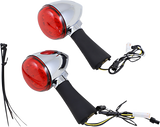 CUSTOM DYNAMICS Rear LED Turn Signal Ringz - Chrome - Scout PB-SCOUT-RR-CR