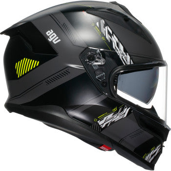 AGV K7 Helmet - Kyber - Matte Gray/Yellow Fluo - Large 0101-17986