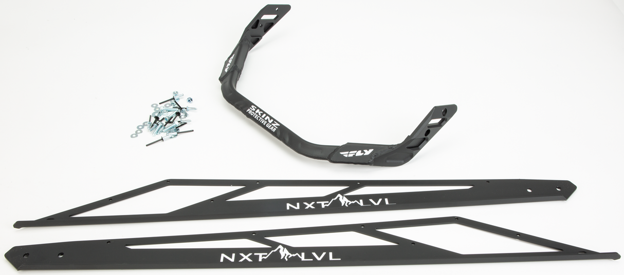 PRO ARMOR Nxt Lvl Rear Bumper Blk/Wht S-D 163 Xp/Xm S/M NXPRB405-FBK