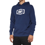 100% Icon Pullover Hoodie - Navy - Small 20029-00025