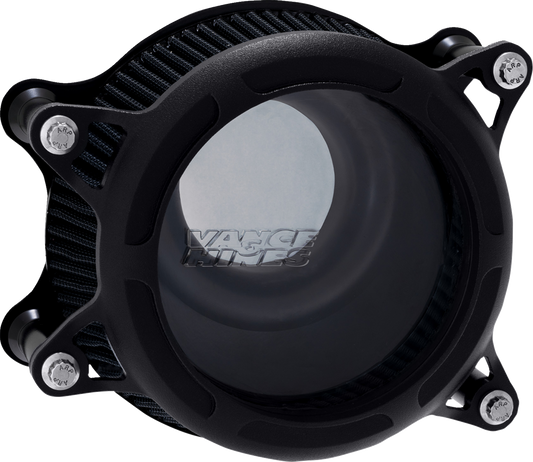 VANCE & HINES VO2 Insight Air Cleaner - M8 - Black Wrinkle Softail / Glide  2017-2024 41077