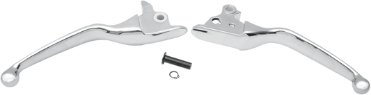 DRAG SPECIALTIES Lever Set - Chrome H07-0585