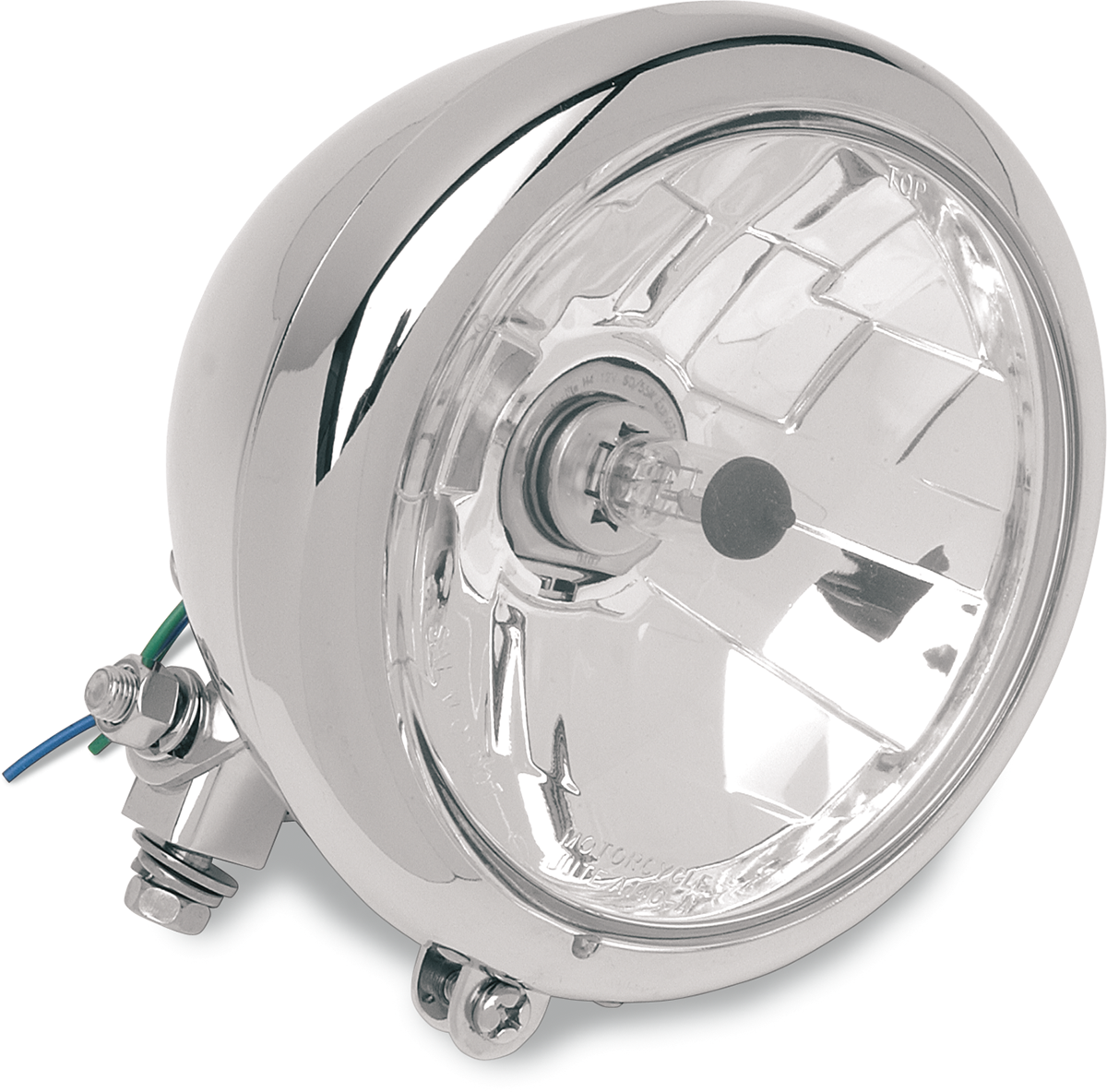 DRAG SPECIALTIES 5-3/4" Head Light - Clear Lens - Chrome 20-0433