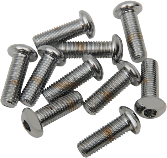 DRAG SPECIALTIES Bolts - Button-Head - 1/4"-28 x 1" MPB421