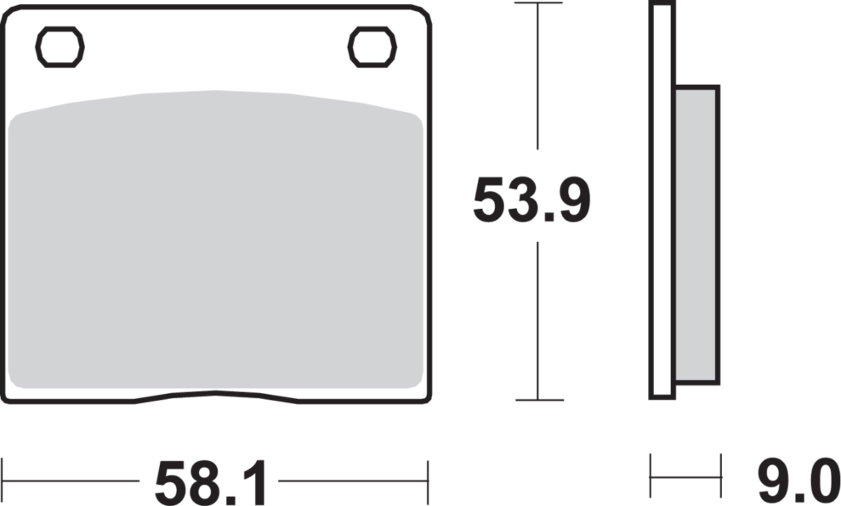 SBS HF Brake Pads - Kawasaki/Suzuki 512HF