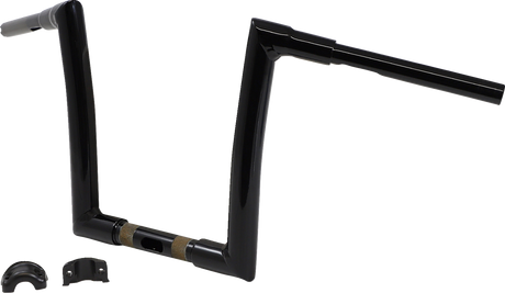 TODD'S CYCLE Handlebar - 1-1/2" Strip - Road Glide - 12" - Gloss Black 0601-5731