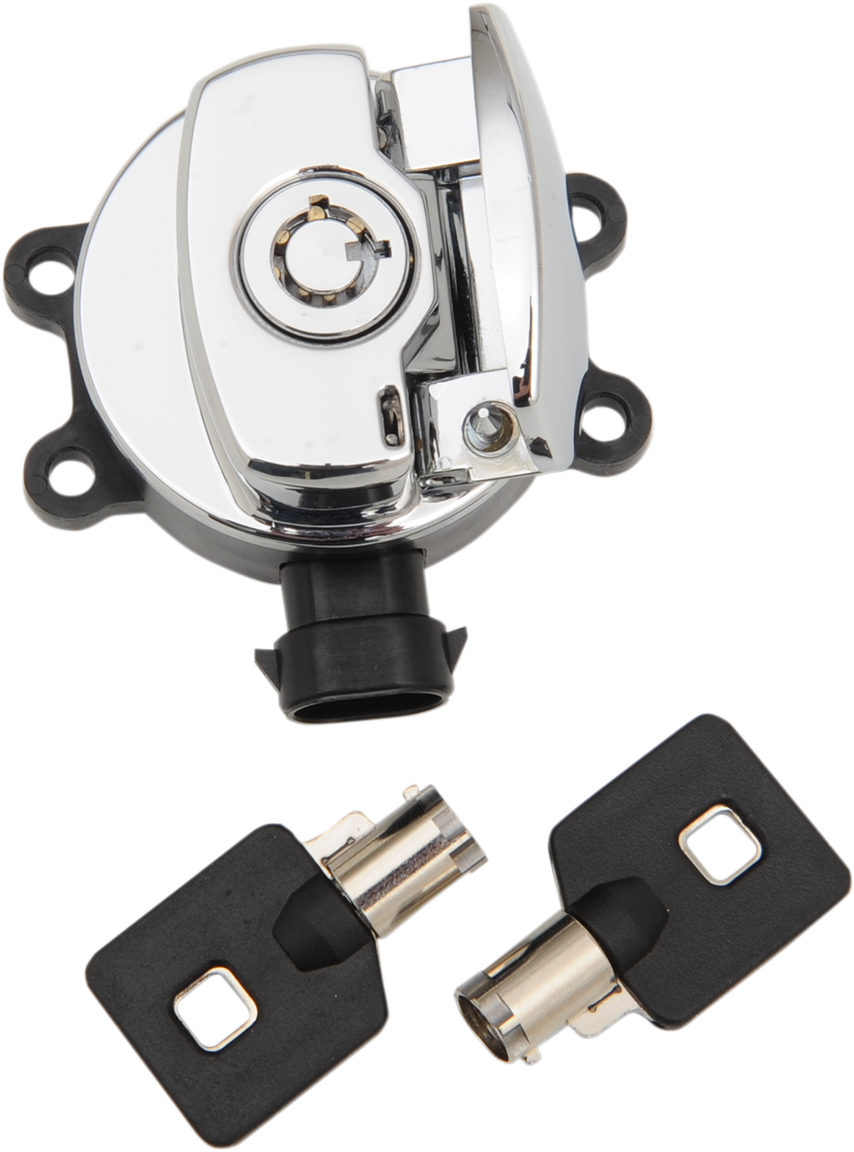 DRAG SPECIALTIES Interruptor de encendido con bisagra lateral - Cromo E21-0214