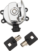 DRAG SPECIALTIES Interruptor de encendido con bisagra lateral - Cromo E21-0214