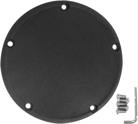 DRAG SPECIALTIES Derby Cover - Wrinkle Black 33-0054WB