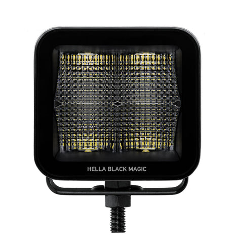 Hella Universal Black Magic 3.2in L.E.D. Cube Kit - Flood Beam (Short Range) LA358176811