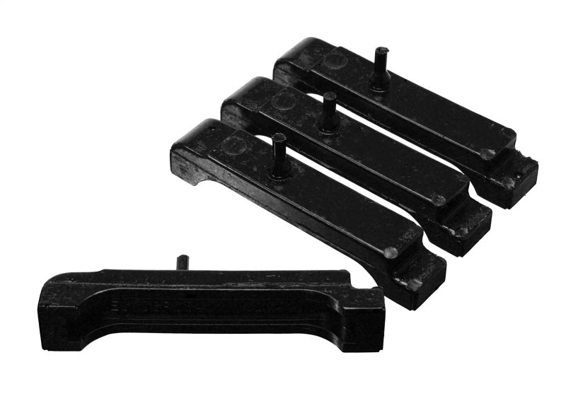 Energy Suspension GM BBC Black Radiator Isolator Pad Set - 4 Row 3.6118G