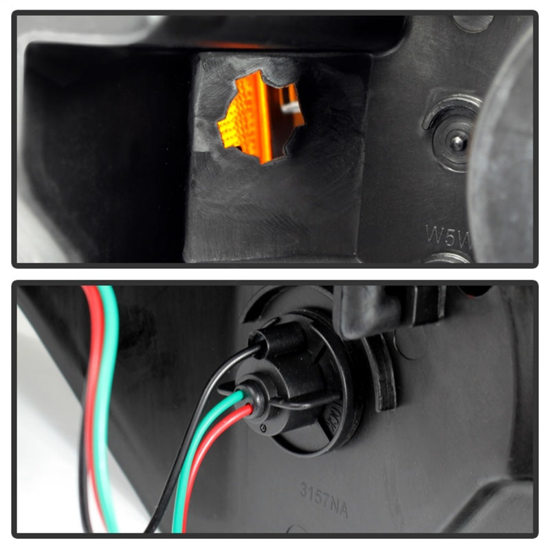 Spyder Ford F150 09-14 Projector Headlights Halogen Model- Light Bar DRL Blk PRO-YD-FF15009-LBDRL-BK 5077592