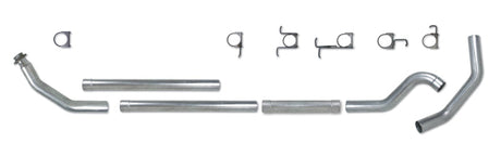 Diamond Eye KIT 4in TB MFLR RPLCMENT PIPE SGL AL: 98.5 - 02 DODGE CUMMINS 5.9L K4212A-RP