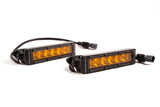 Diode Dynamics 6 In LED Light Bar Single Row Straight SS6 - Amber Driving Light Bar (Pair) DD5036P