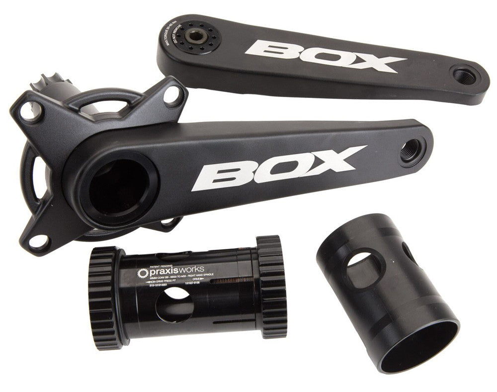 BOX Vector Cranks 180mm Black 35mm Spindle - Bb30 Required BX-CK1335180-BK